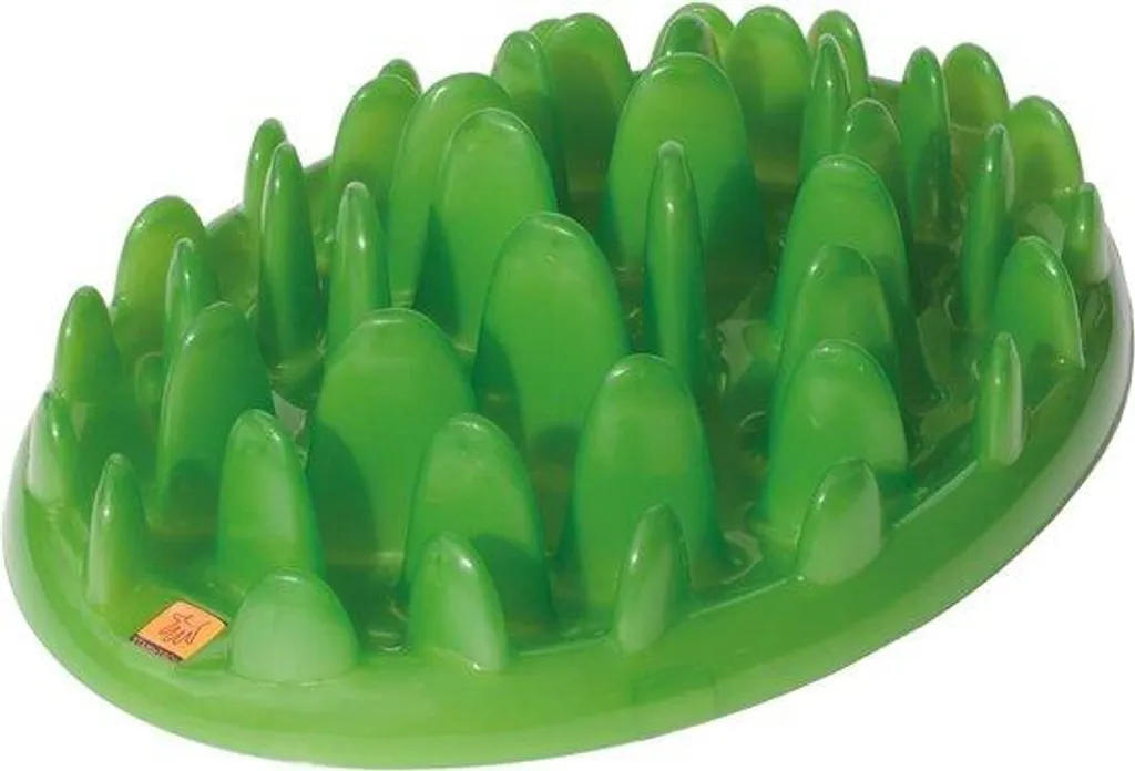 Desserte interactive repas lent pour grand chien - Modèle Vert Max - 3