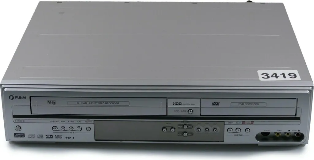 Funai HDR-A2635 Enregistreur Combiné DVD VHS et Disque Dur 160 Go