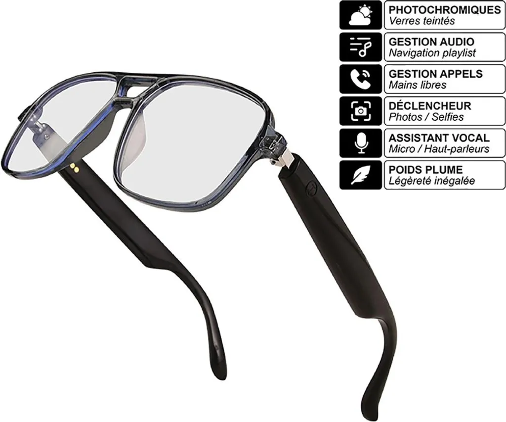 Lunettes audio Bluetooth Avizar Sharp : finie la douleur des écouteurs