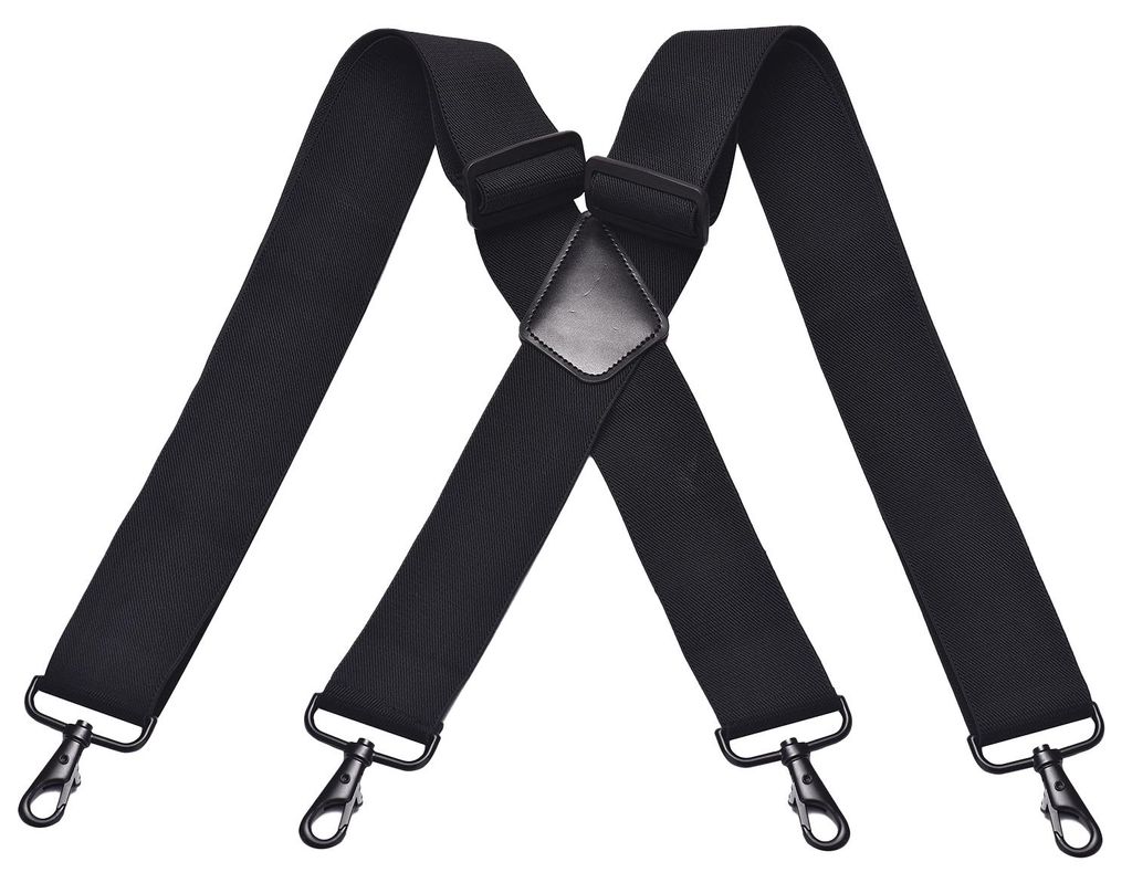 DonDon Hosenträger Herren extra stark - Hosenträger schwarz Produktbild 