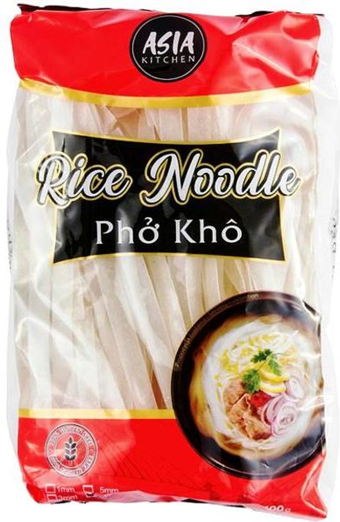 Asia Kitchen | Reisnudeln 10mm - 400g - Vietnamesische Nudeln - Glutenfrei - Ideal Für Pad Thai
