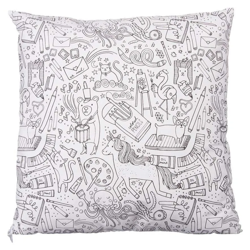 Coussin Pincello lavable 40x40 cm avec motifs à personnaliser