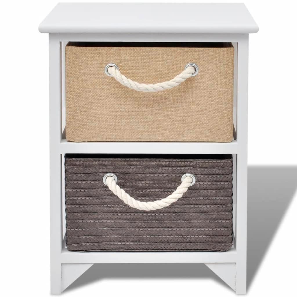 Möbel Nachtschrank - Nachttisch - Beistelltisch für Schlafzimmer - Holz - Nachttische & -schränke CLORIS6016590