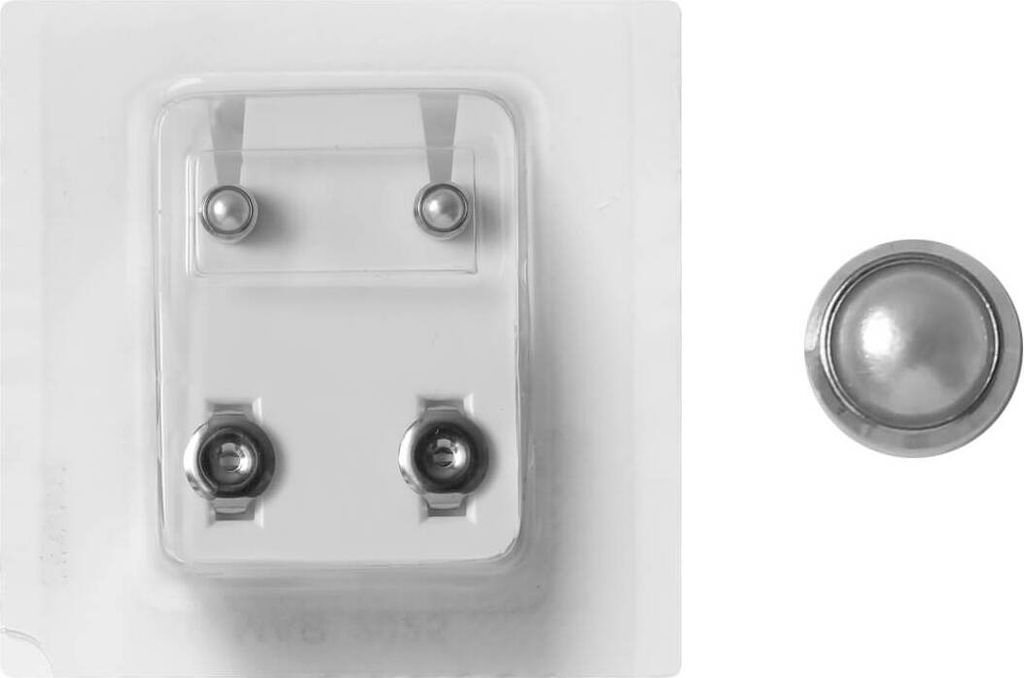 Erstohrstecker Chirurgenstahl Sterile Ohrstecker Zarge mit Perle 4mm