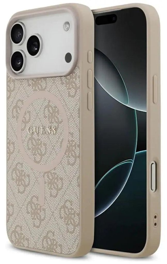 Custodia MagSafe per iPhone 17 Pro Max in ecopelle Guess Immagine del prodotto 