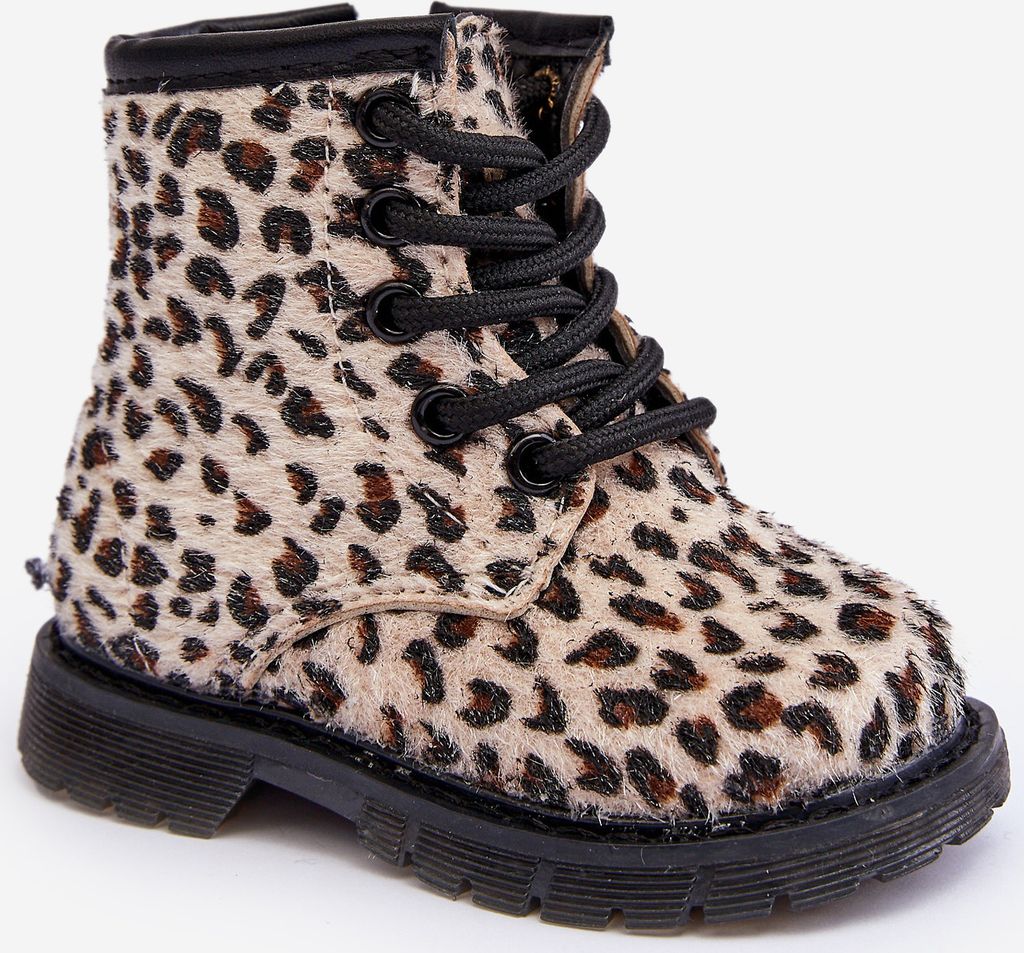 Kinder Gefütterte Stiefel mit Reißverschluss Beige Goopy 36