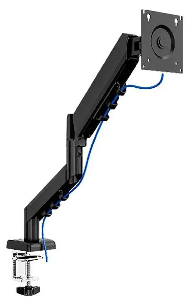 Support Écran Tracer PivotMaster Black - Bras Pivotant Ergonomique Noir - 2