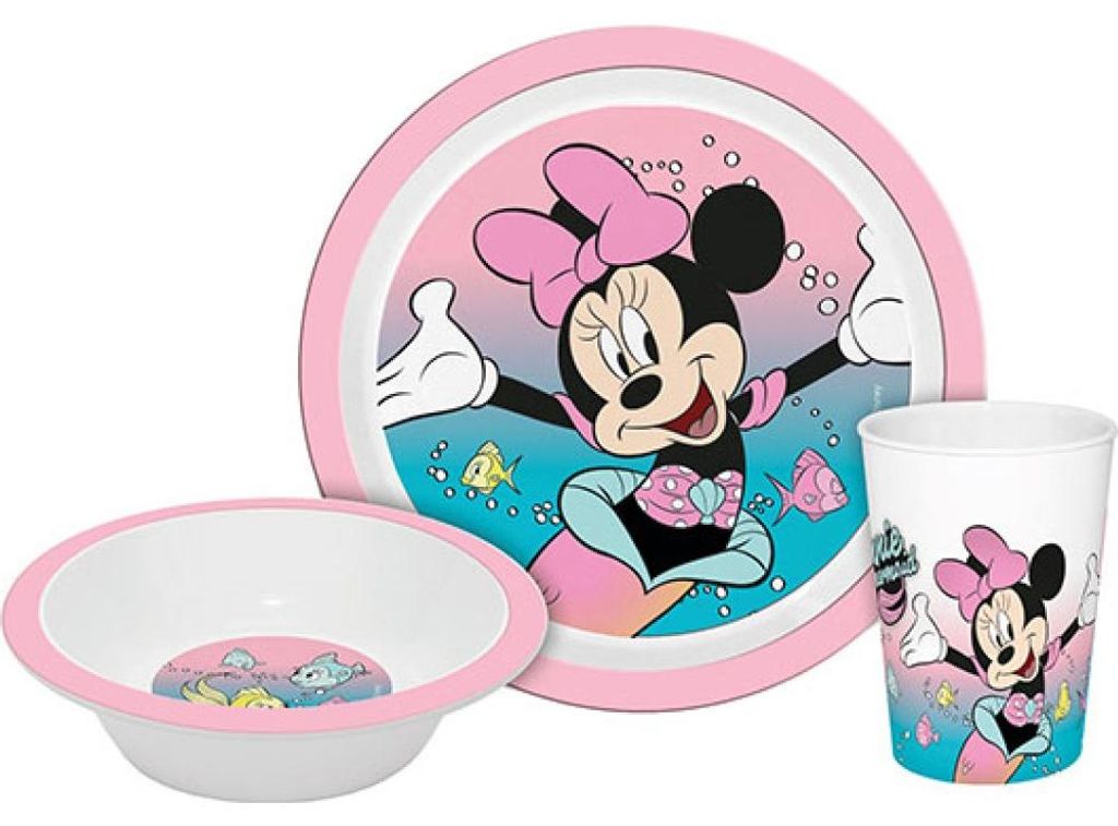 Kids Licensing Disney Minnie Frühstücksset Durchsichtig  Produktbild 