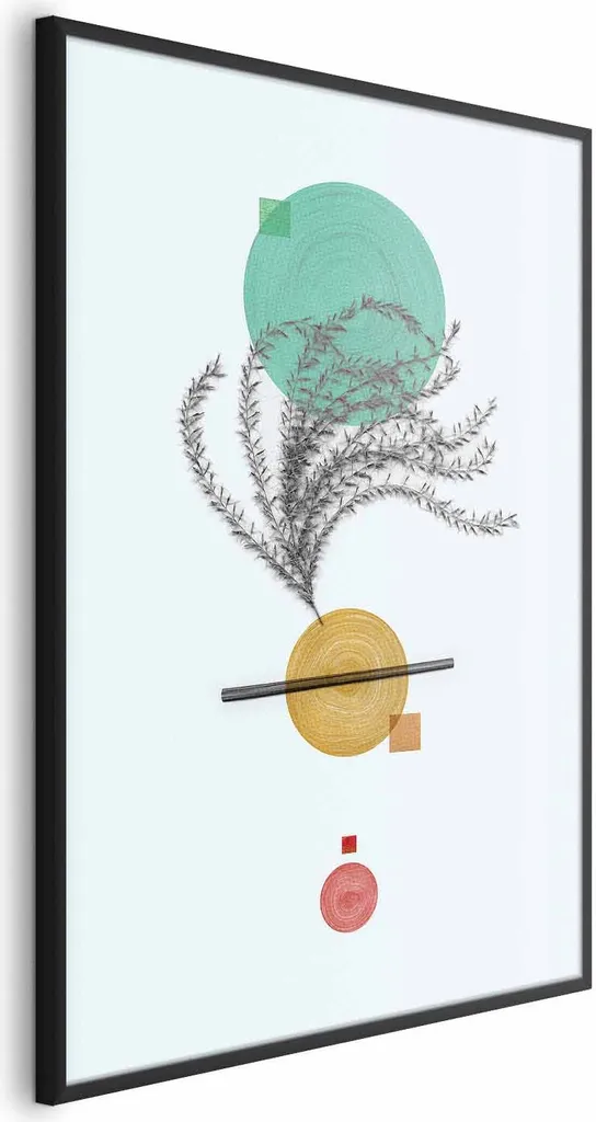empireposter – Vintage Pin Up – Help – Dimensioni (cm), ca. 20 X 30 – Specchio con Cornice, Nuovo – Descrizione: – Quadro Specchio da Parete con Cornice in plastica Nera Effetto Legno