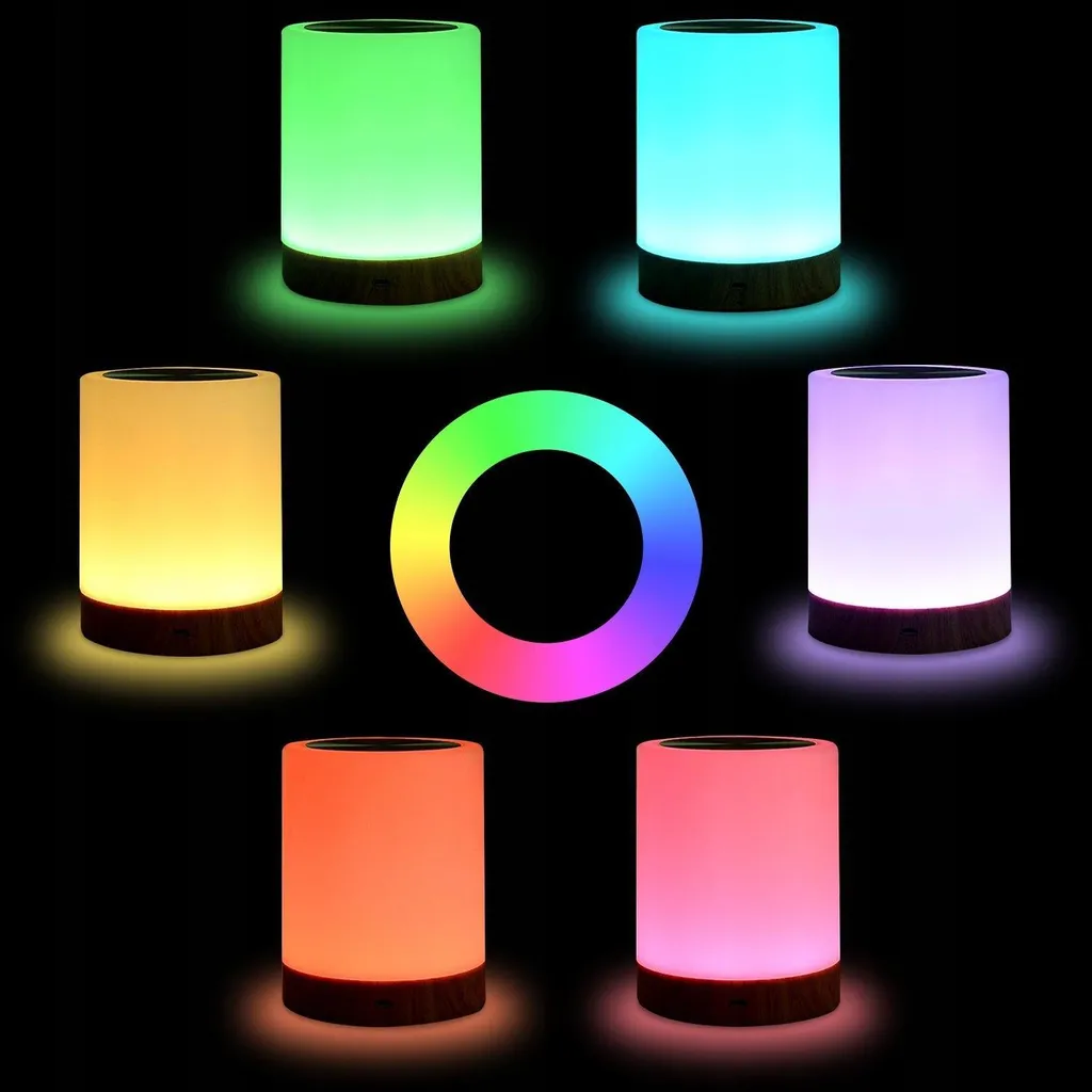 Techly Lampada LED RGB Wireless: Luce Scrivania Smart Touch - 10