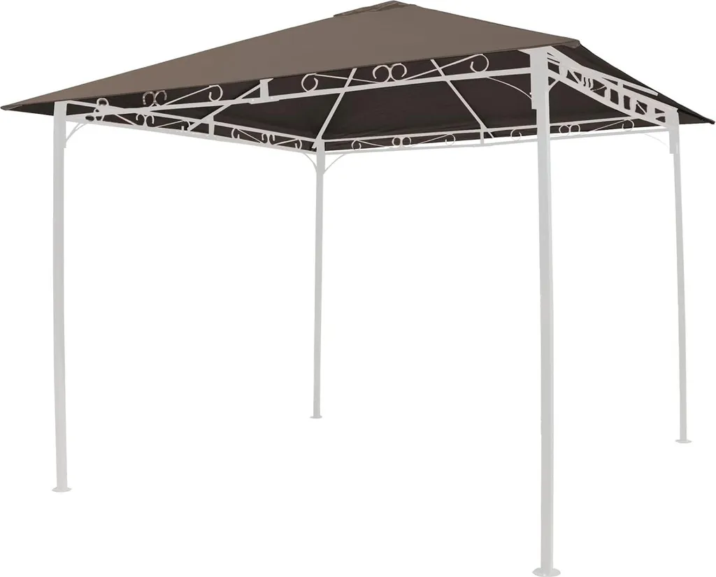 Toile de rechange pour tonnelle 293x293 cm anti-pluie et UV