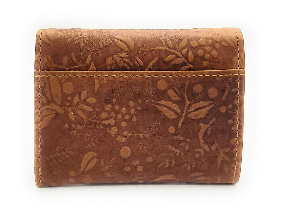 Hill Burry kleine Leder Damen Geldbörse RFID braun