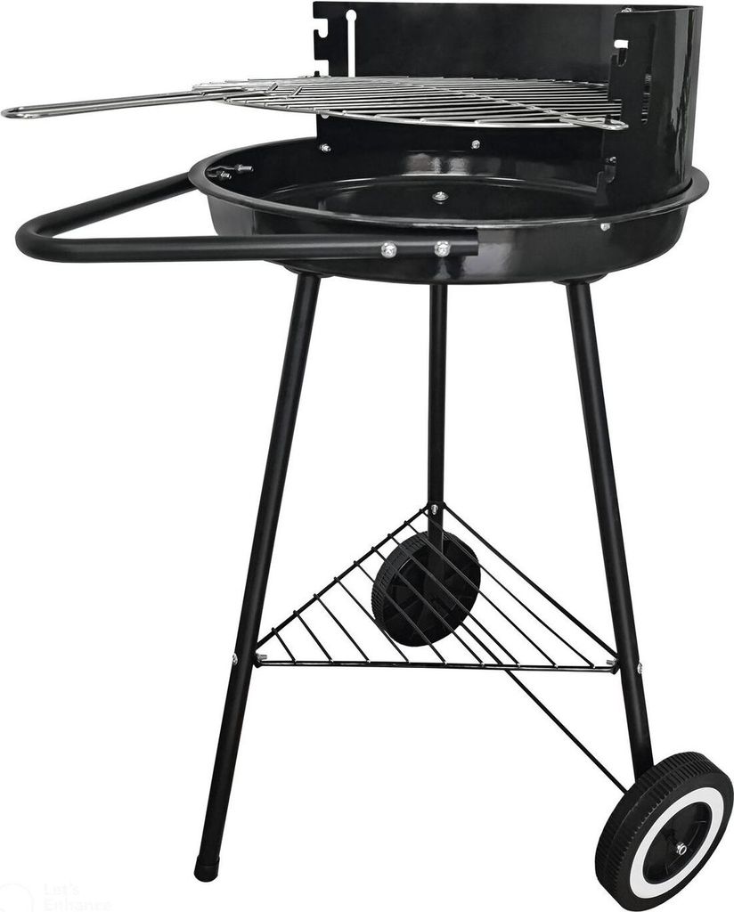 Rundgrill mit höhenverstellbarem Grillrost – Perfekt für Produktbild 