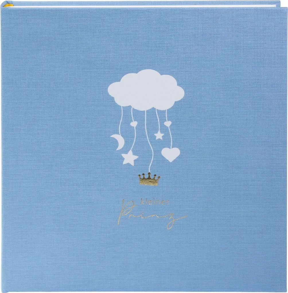 Album photo souvenirs de bébé Goldbuch Wolkenpoesie Blu 30x31 cm