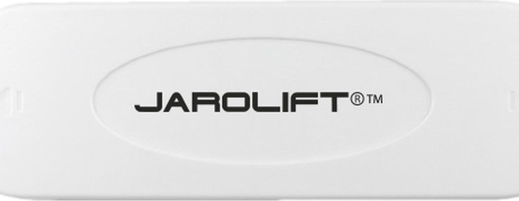 Jarolift Erschütterungssensor TDMS für Markisen, weiß Funk-Windsensor, Rolling Code, automatischer Markisenschutz, kompatibel mit TDRRUP‐M & U...