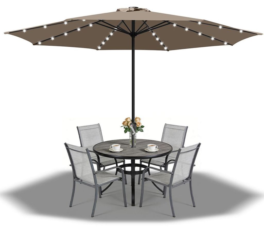Faziango 3.5m Sonnenschirm UV50+ Sonnenschutz Gartenschirm Produktbild 