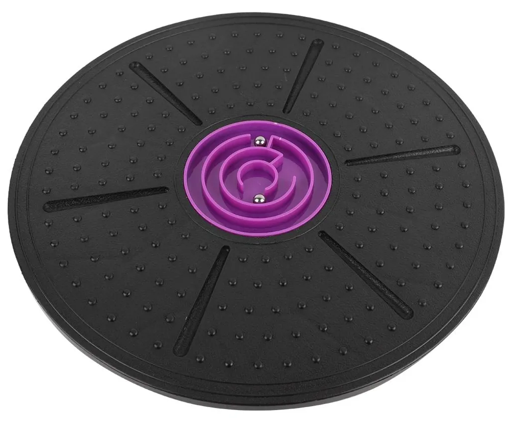 Disque de Stabilité Labyrinthe Violet - Plateau d'Équilibre de Fitness