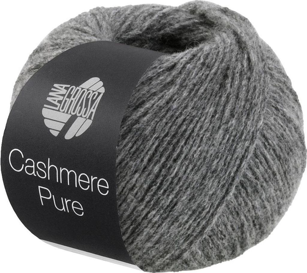 Lana Grossa - Cashmere Pure 0006 grau meliert Produktbild 