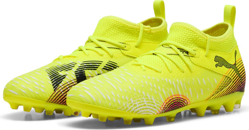 Puma FUTURE 8 MATCH MG Jr YELLOW ALERT-PUMA BLACK-SUN ST 10