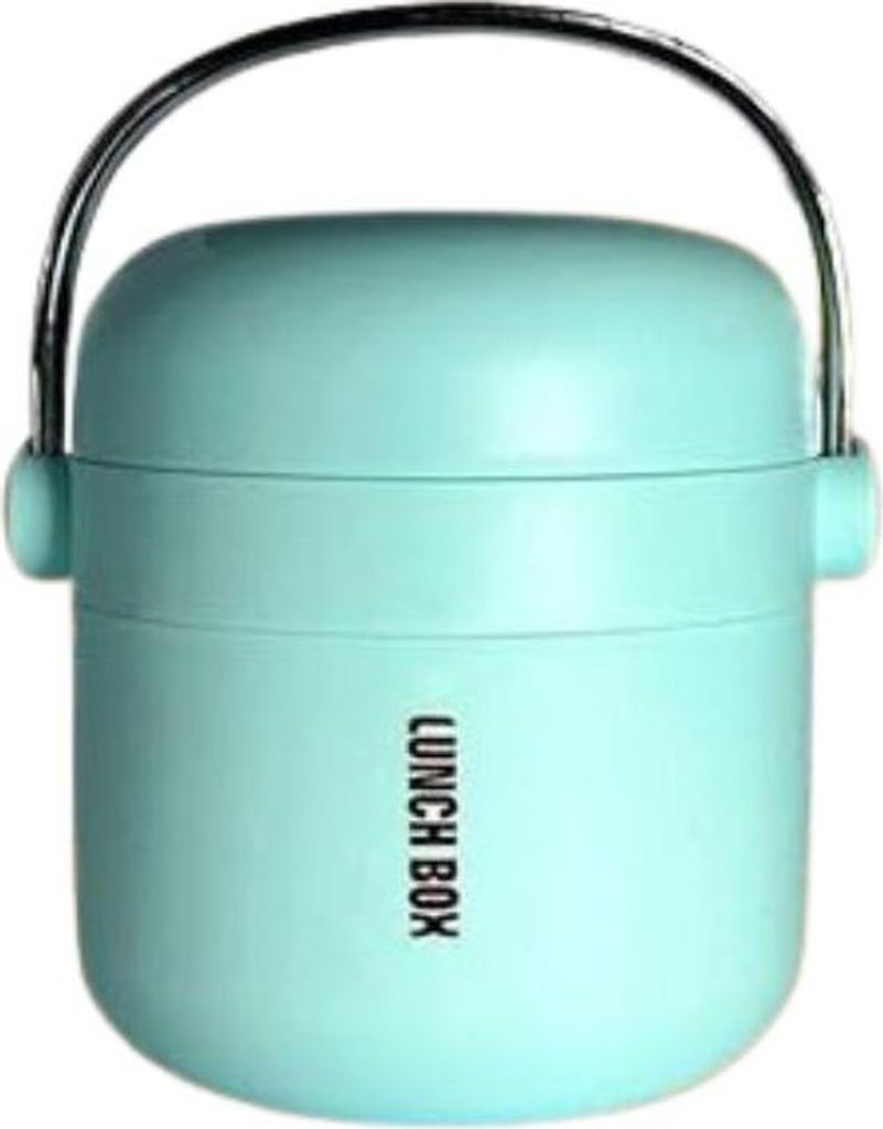 Premium Lunch Thermoskanne – 1 Liter – Edelstahlinnenseite – Warm & Kalt – Blau
