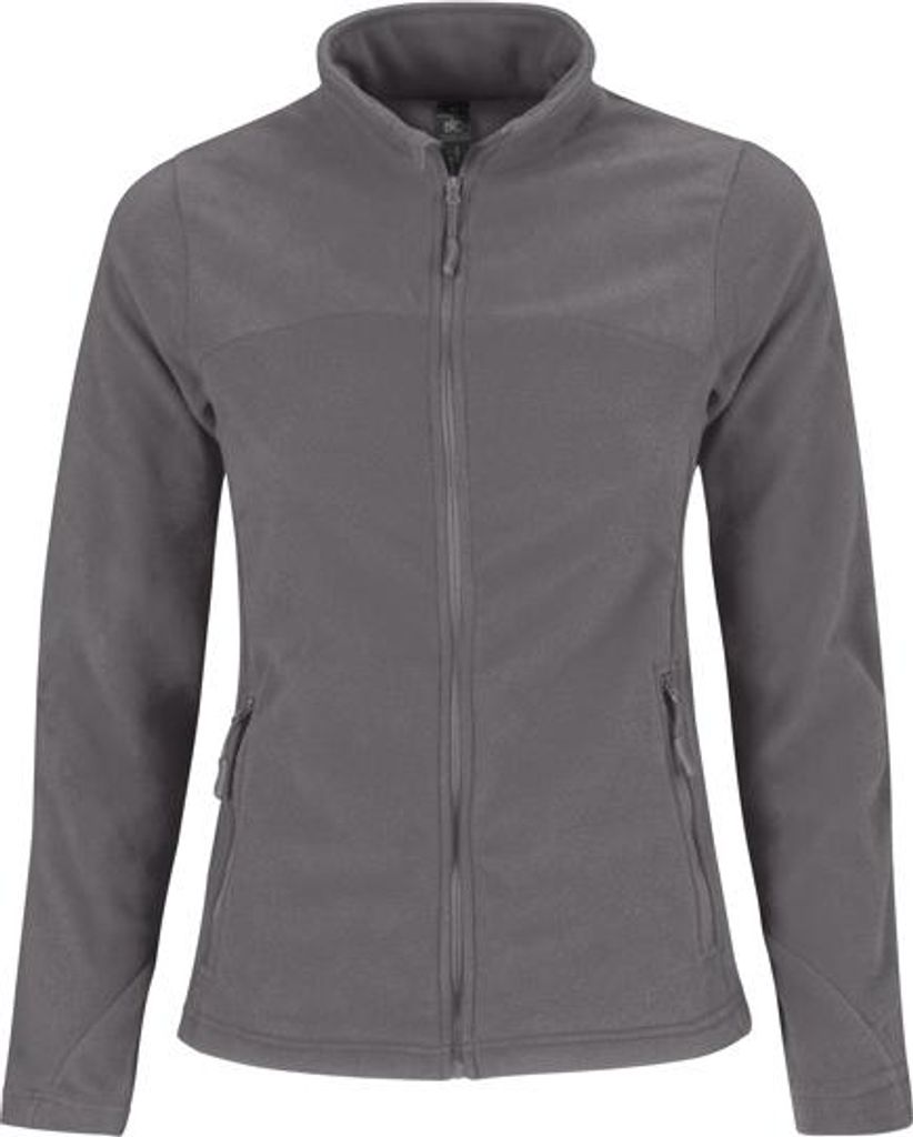 Damen-Fleecejacke - B&C COOLSTAR/W - steel grey - Größe XL