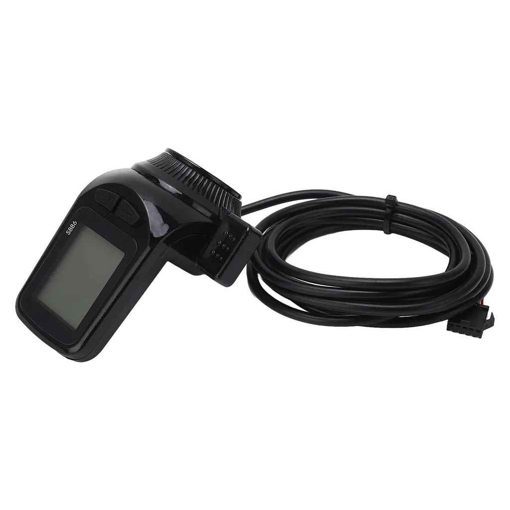 Contrôleur LCD S886 pour Vélo Électrique : Affichage Vitesse et Gaz Pouce