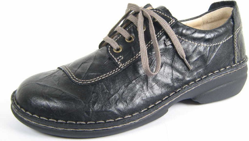 Finn Comfort Lexington 2056 Damen Halbschuh Leder Freizeit, Farbe:schwarz, Größe:37