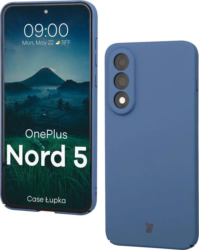 Handyhülle für OnePlus Nord 5, Bizon Case Lupka, Blau