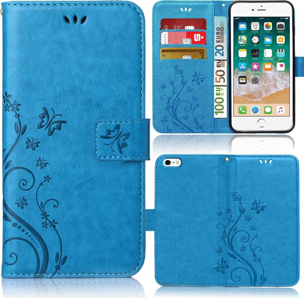 Handy Tasche für Apple iPhone 6 Schutz Hülle Handyhülle mit Produktbild 