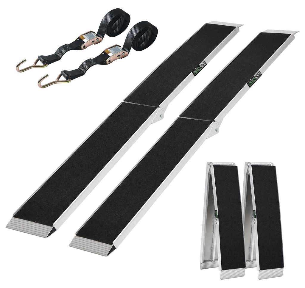 TRUTZHOLM 2x Auffahrrampe klappbar 228 cm 680 kg Traglast Produktbild 
