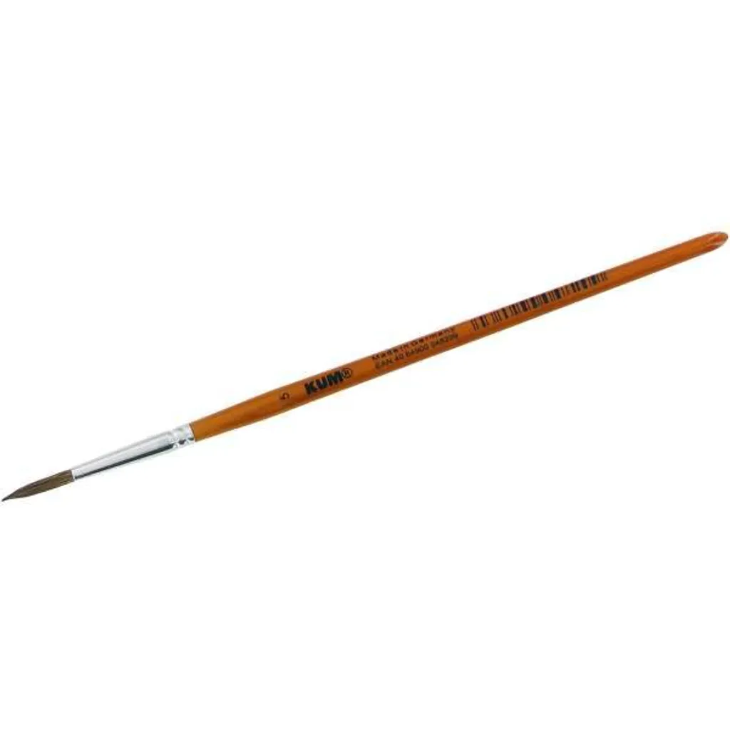 Pinceau aquarelle pointe fine numéro 5 WEDO KUM lot de 12 unités