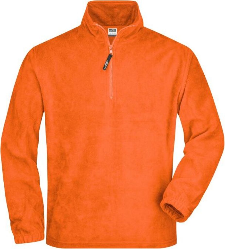 Sweatshirt in schwerer Fleece-Qualität orange, Gr. M