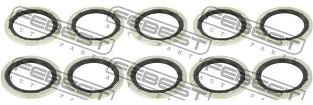 FEBEST RINGAH-018-PCS10 Dichtung, Klimaanlagenleitung OE K68069622AA kompatibel mit Patriot, Cherokee, Compass, 300 C