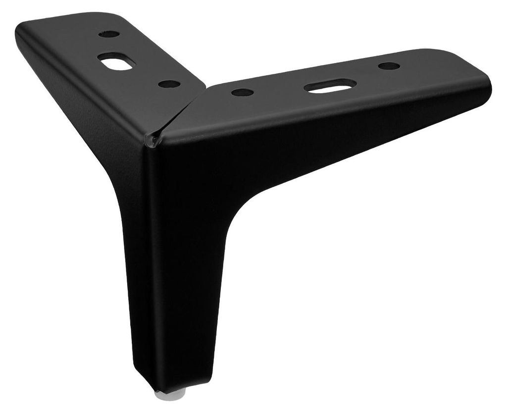 SOTECH Möbelfuß VICTOR 100 mm schwarz matt – Möbelbein Stahl