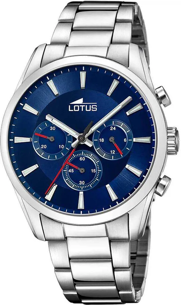 Lotus Orologio Uomo Argento 18922/1 Acciaio Inox Chrono Elegante