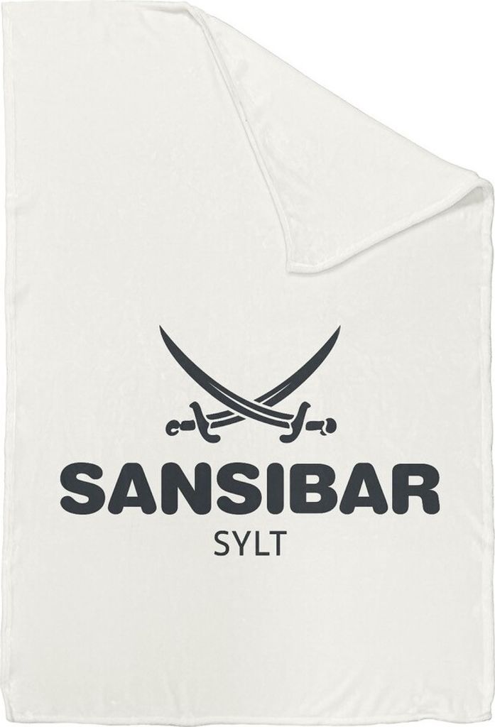Sansibar Wohndecke Heimdecke Kuscheldecke Fleece Decke, 150x200 cm, offwhite/anthrazit