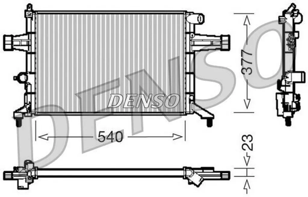 Radiateur moteur pour Opel Zafira A et Astra G : Remplacez votre OE 90570725