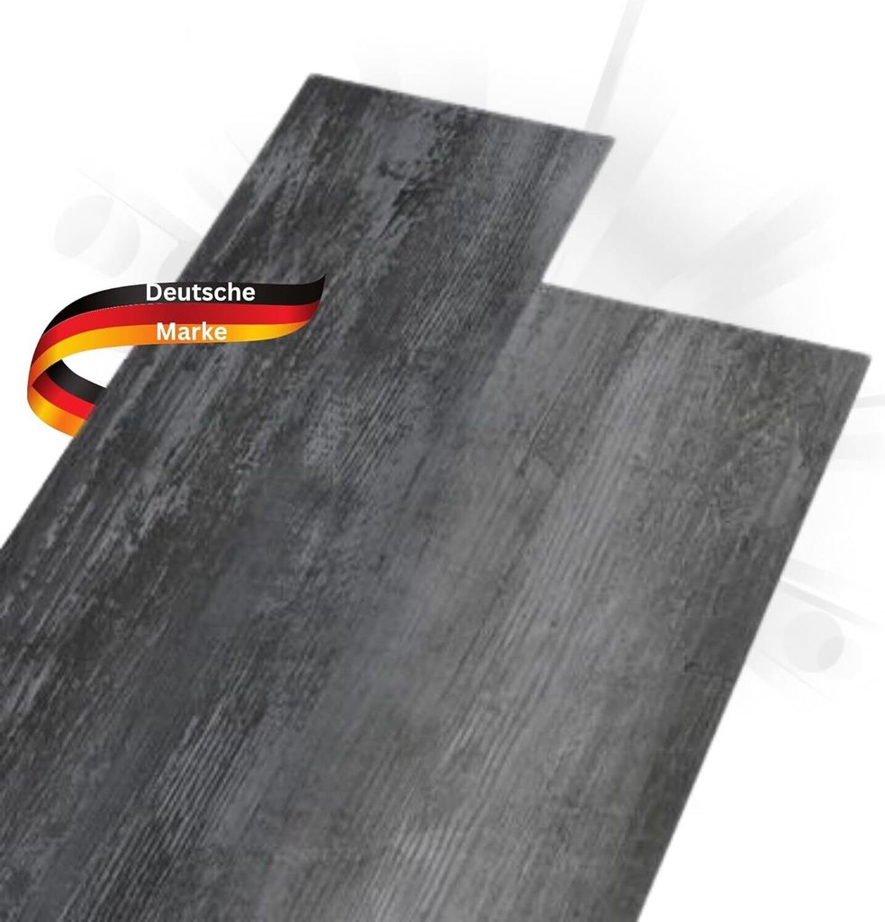 DELUKE Laminat Dielen PVC selbstklebend wasserfest | 2mm Stärke, Rutschfest | Vinyl Bodenbelag Laminatboden Nachbildung-Dielen Fußbodenlaminat ...