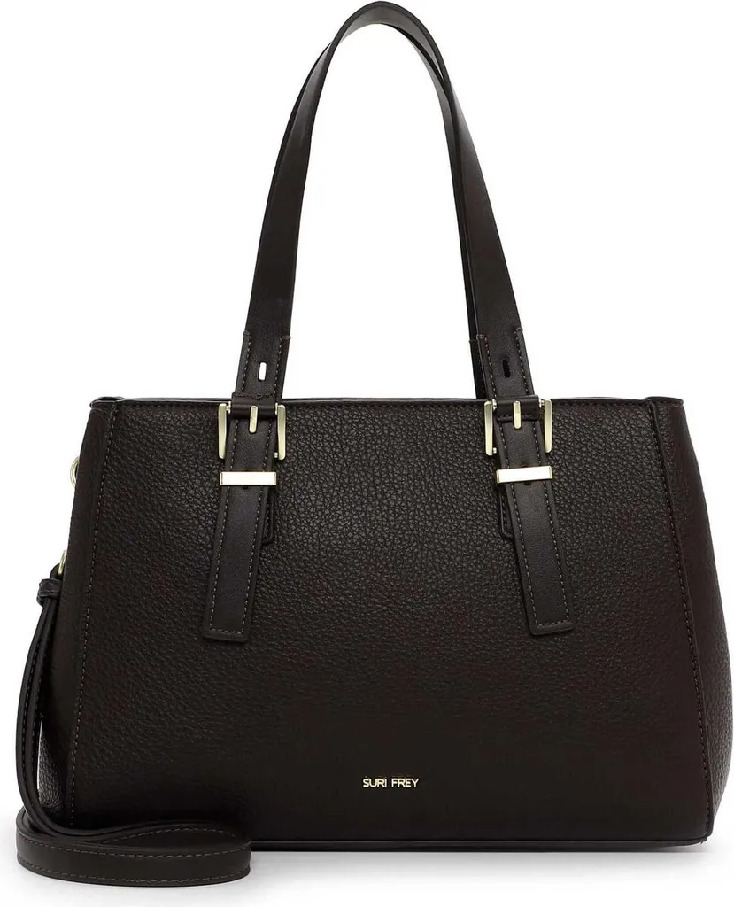 SURI FREY borsa shopper borsa a tracolla SFY Maggy Cityshopper Brown marrone scuro