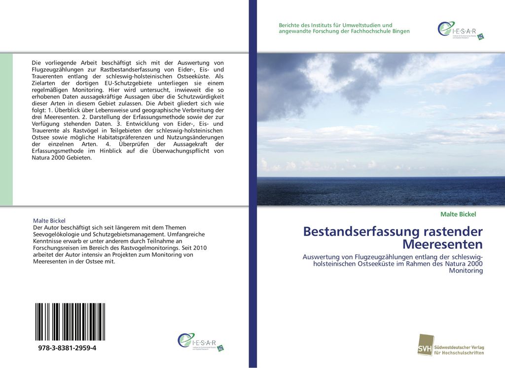 Bestandserfassung rastender Meeresenten