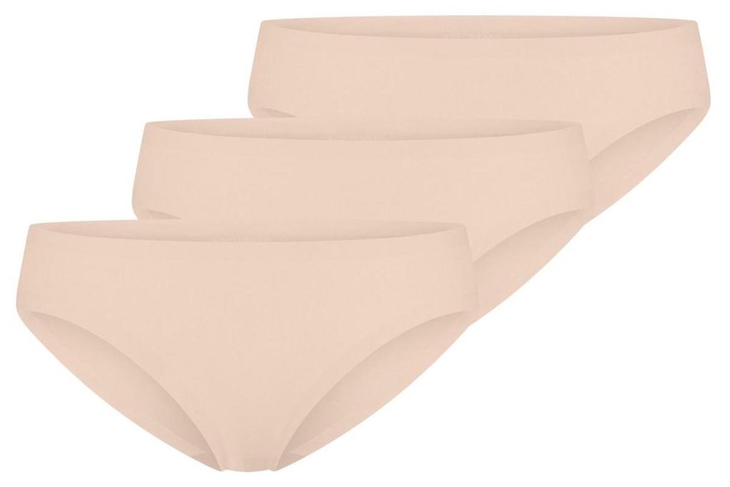 Schiesser 3er Pack Invisible Light Slip Super softes, leichtes Material, Nahtlos verarbeitet mit flach verklebten Seiten, Unsichtbar unter Kleidung