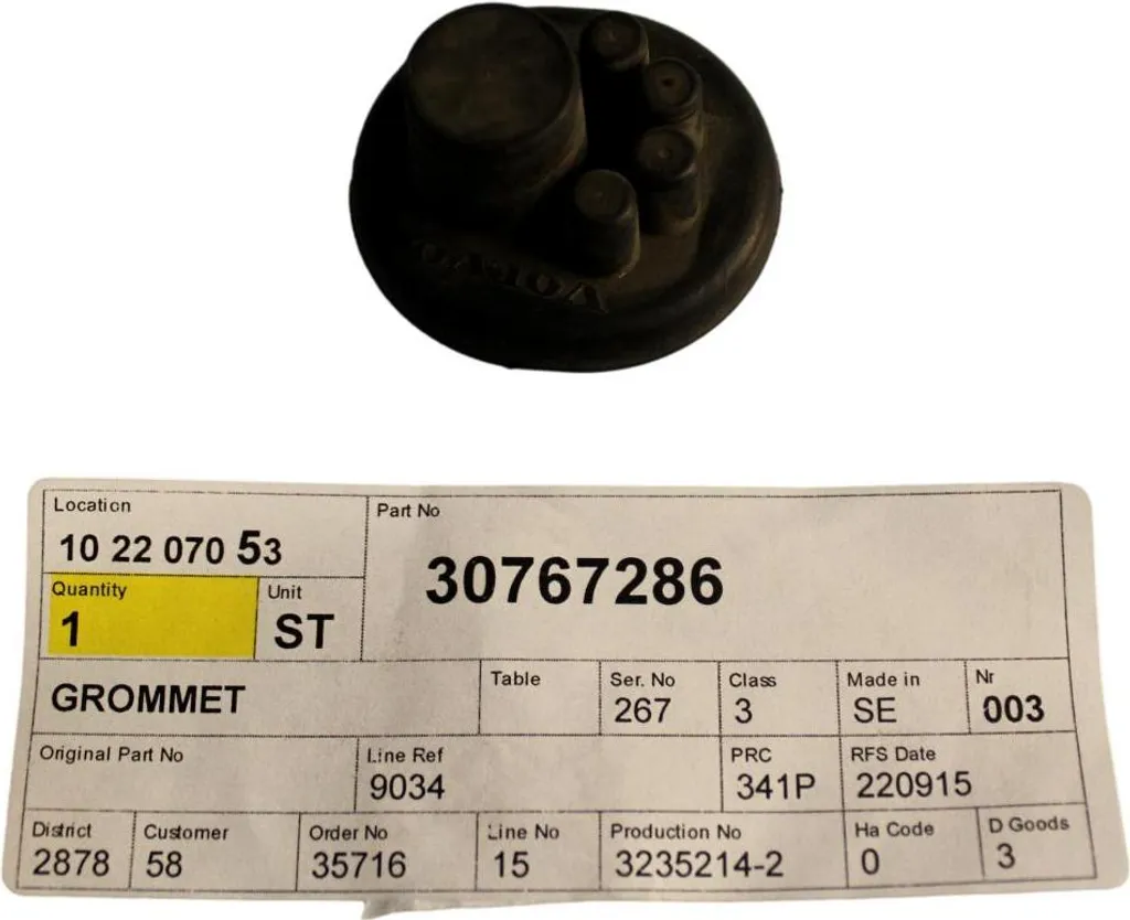 Problemi Portellone Volvo? Gommino Elettrico 30767286 Soluzione