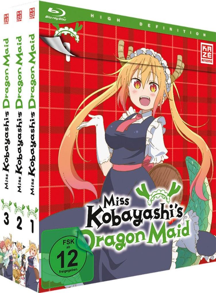 Miss Kobayashi´s Dragon Maid - Staffel 1 - Bundle - Vol.1-3 Produktbild 