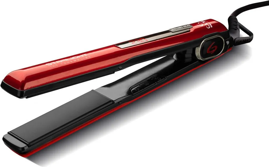 Fer à Lisser GA.MA Starlight Digital Tourmaline 42W Rouge Anti-Statique