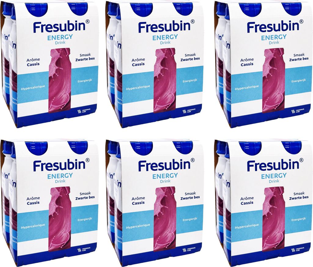 Fresubin ENERGY Drink Waldfrucht | Trinknahrung hochkalorischer Energy Drink Waldfrucht 6x4x200ml Trinkflasche