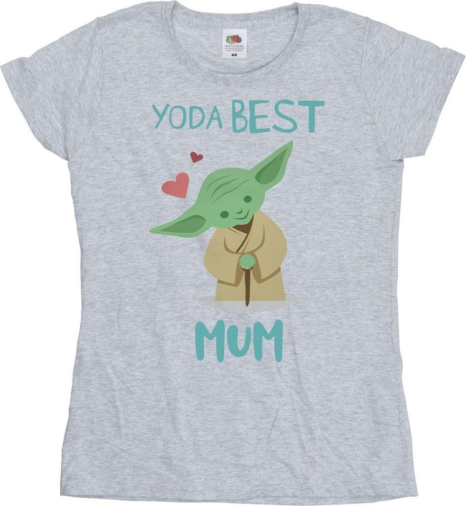 Star Wars - "Best Mum" T-Shirt für Damen BI42421 (M) (Grau)