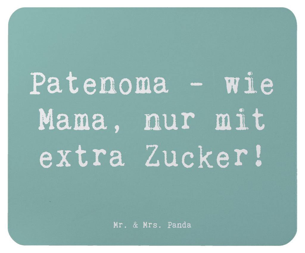 Mr. & Mrs. Panda Mauspad Spruch Patenoma Liebe - Produktbild 