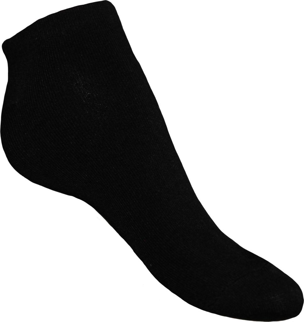Pandastick - Sneaker-Socken für Damen (3er-Pack) 1311 (37 EU - 42 EU) (Schwarz)