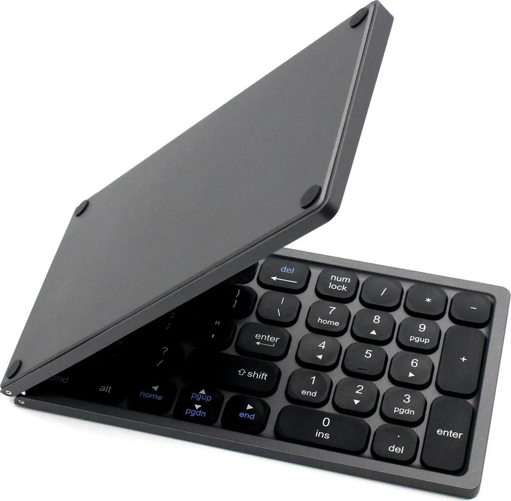 Clavier d'ordinateur pliable sans fil Bluetooth membrane TyperCLAW noir - 6