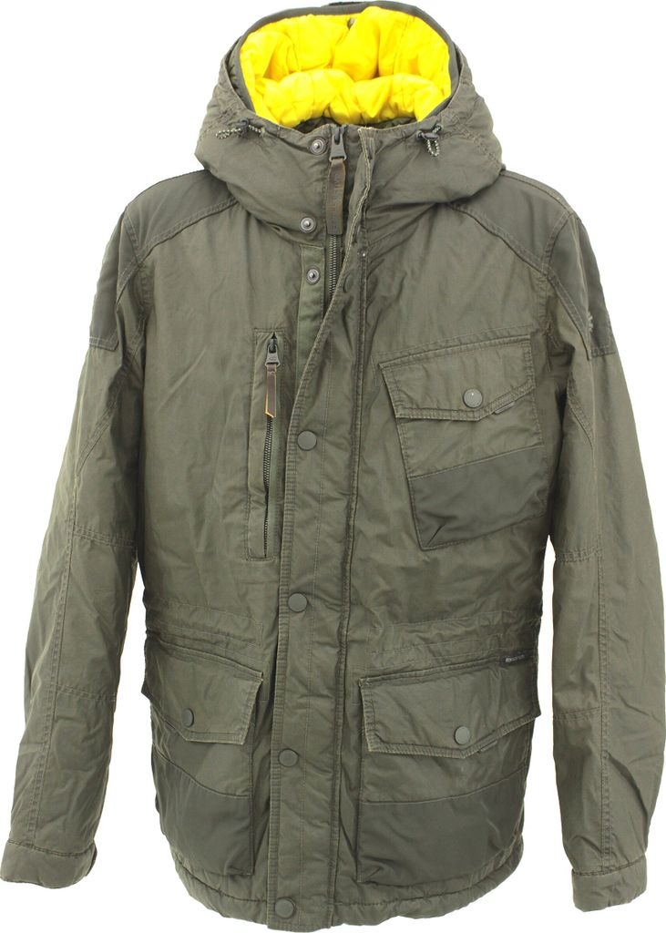 Camel Active, , Herren Winterjacke, Winterparka teflonbeschichtet wetterfest, graubraun, 102 [26155]